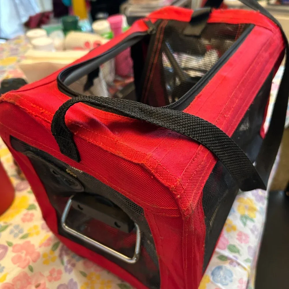 Canvas & Mesh Small Pet Carrier